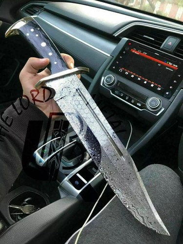 Coltello bowie sonaglio - sonaglio, legno