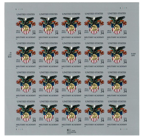 Foglio usa mnh 3560 - mnh, us