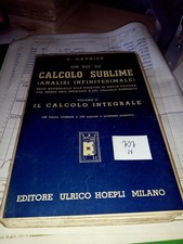 707N UN PO' DI CALCOLO SUBLIME -ANALISI INFINITESIMALE-1941 VOL. II