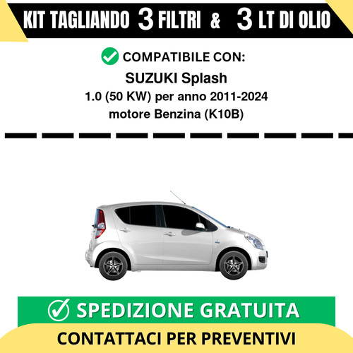Tagliando per suzuki - tagliando, splash