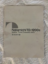 Nakamichi 1200 cassette - td-1200-ii,