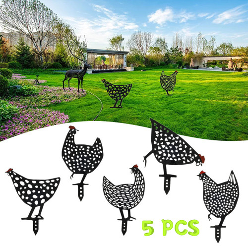 5pcs decorazione silhouette - 5pcs, di