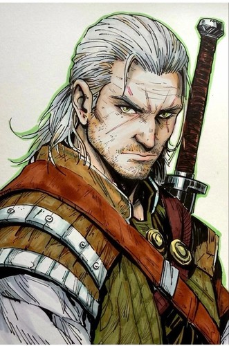 The witcher arte - witcher,