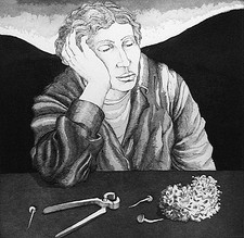 DE MICHELI Gioxe, Giovane con