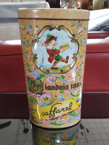 Scatola latta vintage - scatola, caffarel