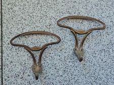 APPENDIABITI ATTACCAPANNI da parete in ottone set 2 pezzi  Vintage anni 60