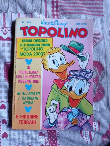 Topolino 1786 del 1990 con - del,