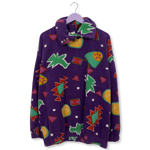 Pile vintage viola geometrico - vintage,