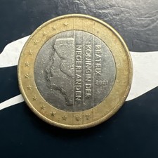 Moneta euro olanda - moneta, 1