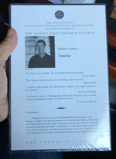Sealed "Timeline" Michael Crichton Signed First Edition Society Franklin Library