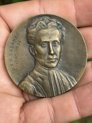 Medaglia centenaria laennec - medaglia,