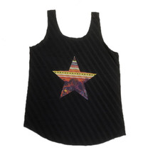 MSGM Black Pleated Tank Top