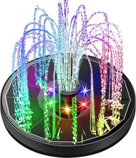 LED Fuente De Agua Solar Para