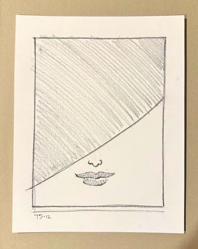 Tim sale schizzo originale - tim,