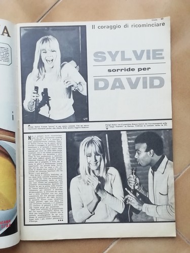 Sylvie vartan rivista gioia - su,