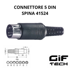 CONNETTORE DIN MASCHIO 5 POLI