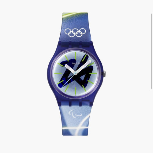 Swatch chasing peaks olympic - swatch, peaks"