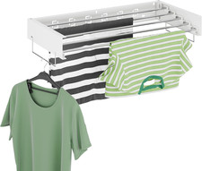 Stendibiancheria a Scomparsa Da Parete, Stendino Pieghevole, Stendi Biancheria H