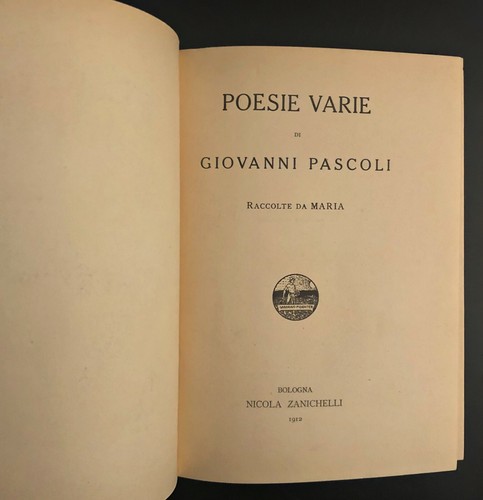 Pascoli poesie varie - g.,
