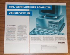 Rara Pubblicità OLIVETTI M24 Personal Computer - Tutto Olivetti #1 1986