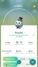 Pokemon Shiny Rowlet Wearing a