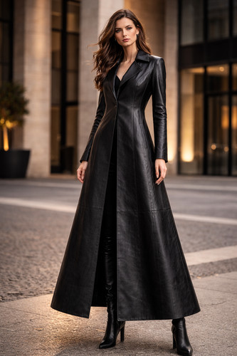 Trench cappotto donna nero