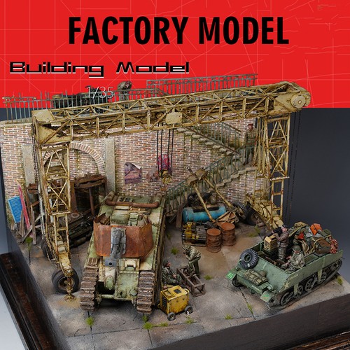Handmade wooden building - 1/35,