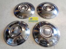 4 BORCHIE - COPPE RUOTA FIAT 600 D - 600 MULTIPLA - IN ACCIAIO - NUOVE