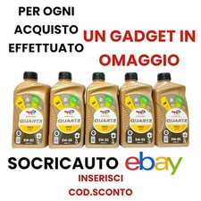 5 Litri Olio Motore Total Quartz Ineo Ecs 5w30 Acea C2 PSA