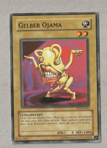 Jama giallo dp2 de003 - yu-gi-oh, dp2-de003