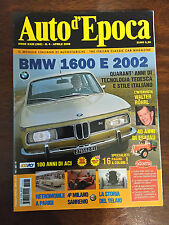 AUTO D'EPOCA Aprile 2006 - BMW 1600 e 2002 - La storia del telaio