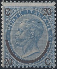 1865 Italia 20c. ferro di
