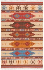 Kilim Indiano Intrecciato a