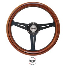 Volante FUTA Universale in Vero Legno 350mm Calice 45mm - Seconda Scelta