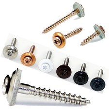 100 viti per lattoniere 4,5 x 25/35/45/55/60/65 (acciaio inox, rame, colorate) TORX