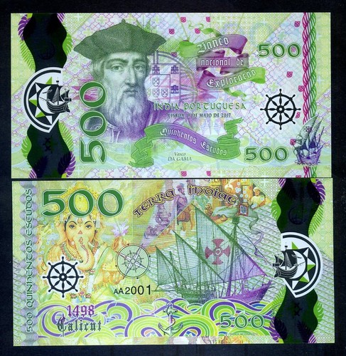 India portoghese 500 scudi - india,