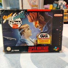 Street Fighter Alpha 2 GIG Super Nintendo SNES Senza Manuale Senza Interni