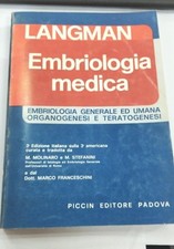 libro Langman -Embriologia medica- embriologia generale ed umana