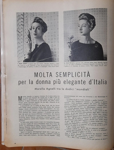 Ritaglio giornale marella - di,