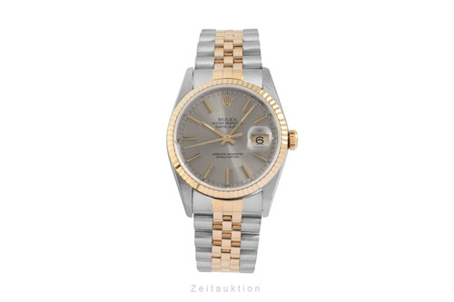 Rolex datejust grey dial - rolex,