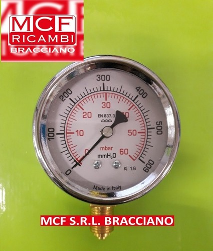 Manometro gas cassa acciaio - manometro,