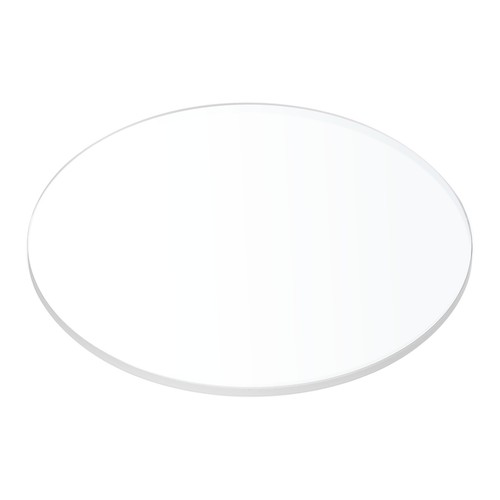 Flat sapphire glass round - , 39mm
