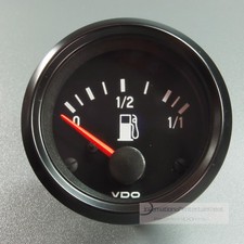 VDO INSTRUMENT 12V INDICATORE SERBATOIO LEVA SERBATOIO CALIBRO CARBURANTE 52mm abitacolo int.