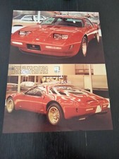 1973 CHEVROLET CORVETTE MOTORE ROTATIVO WANKEL AUTO  VINTAGE AD PUBBLICITA