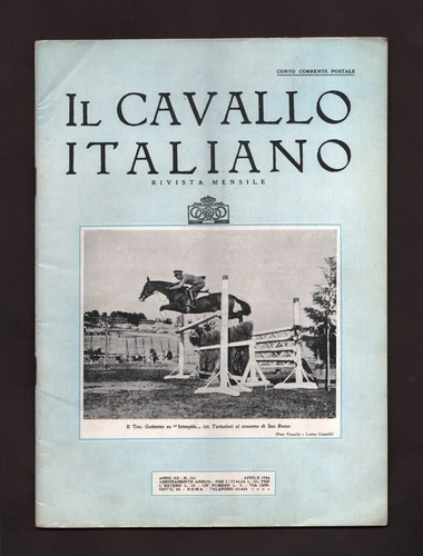 Cavallo italiano anno xii - il,