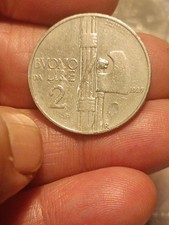 Rara Buono Da 2 Lire Regno d'Italia Vittorio Emanuele III 1927 Roma Rarità C