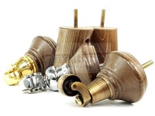 2x Gambe Divano Mobili Ruote