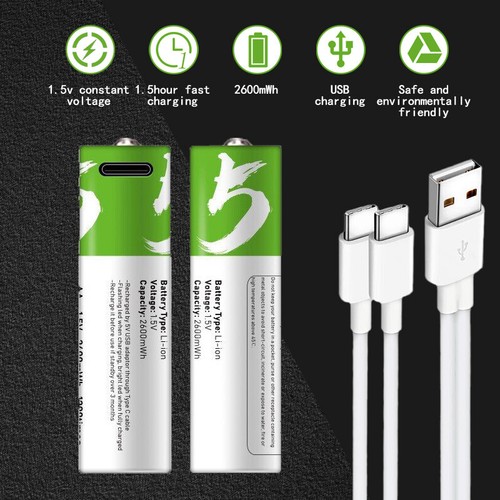 Batteria ricaricabile usb - batteria,