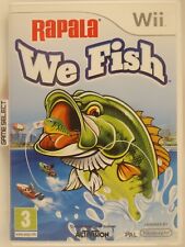 RAPALA WE FISH NINTENDO WII e WIIU U PAL EU EUR ITA ITALIANO ORIGINALE COMPLETO