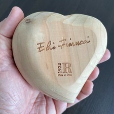 RIVA 1920 Cuore di Elio Fiorucci oggetto decorativo / fermacarte in legno massello